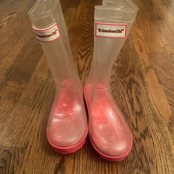 American Girl Peek-a-Boo Wellies for Girls sz 10/11 - Picture 6 of 6